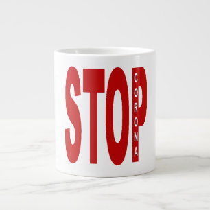 Mug Specialty Jumbo STOP CORONA Jumbo-Tasse