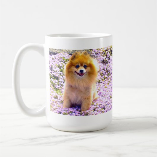 Mug | Spitz Marley mit Mauve-Blume Kaffeetasse (Links)