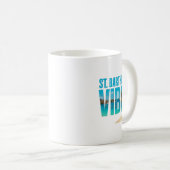 Mug St. Barthélemy Vibes Wird Tropischer Strand Kaffeetasse (VorderseiteRechts)