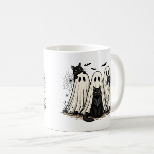 Mug Tasse, Halloween Kaffeetasse (VorderseiteRechts)