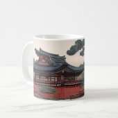Mug – Tempel am Fluss – Japan Kaffeetasse (Vorderseite Links)