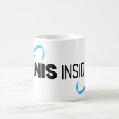 Mug Tennis Inside Out Kaffeetasse (Mittel)