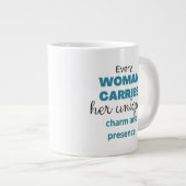 Mug - The Worth of a Woman Collection Jumbo-Tasse (Vorderseite Rechts)