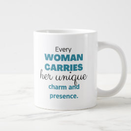 Mug - The Worth of a Woman Collection Jumbo-Tasse