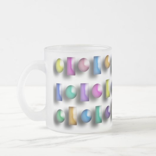 Mug - Three Dimensional Shapes Mattglastasse (Links)