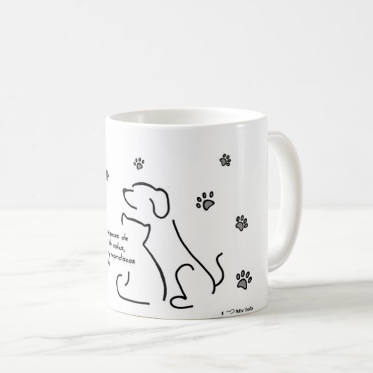 mug Tierarzt Kaffeetasse (VorderseiteRechts)
