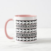 Mug Tribal Ethnic Alte Rose Tasse (Links)