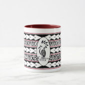 Mug Tribal Ethnic Bordeaux Tasse (Zentrum)