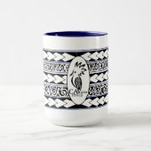 Mug Tribal Ethnic Marine Blue Tasse (Zentrum)