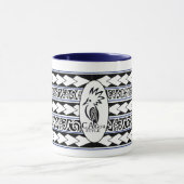 Mug Tribal Ethnic Marine Blue Tasse (Zentrum)