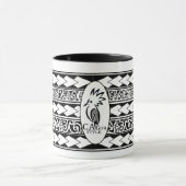 Mug Tribal Ethnic Noir Tasse (Zentrum)