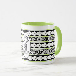 Mug Tribal Ethnic Vert Apfel Tasse