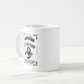 Mug unterschreibt die Leidenschaft: Skorpion Kaffeetasse (Vorderseite Links)