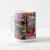 Mug – Urban Fractals Kaffeetasse (Vorderseite Links)