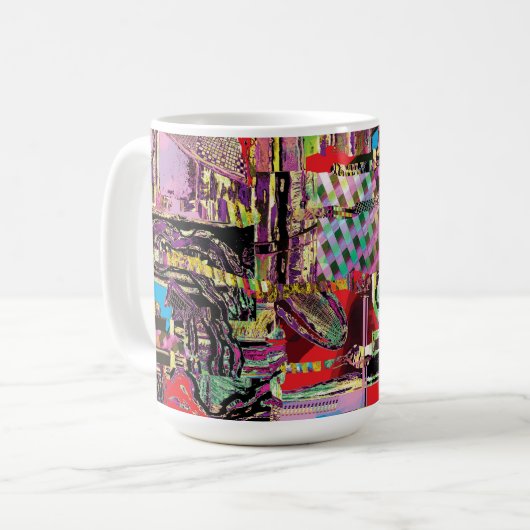 Mug – Urban Fractals Kaffeetasse (Vorderseite Links)