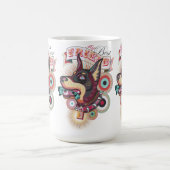 Mug – Urban Loyalty Doberman Pop-Art Design Kaffeetasse (Mittel)