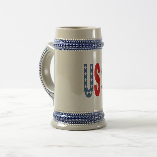 Mug USA Bierglas (Vorderseite Links)