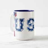 Mug USA Zweifarbige Tasse (Vorderseite Links)