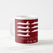 Mug USMC VMFA F/A-18C Kaffeetasse (Vorderseite Links)