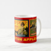 MUG~ VINTAGE WASHINGTON ÄPFEL DREI KAFFEETASSE (VorderseiteRechts)
