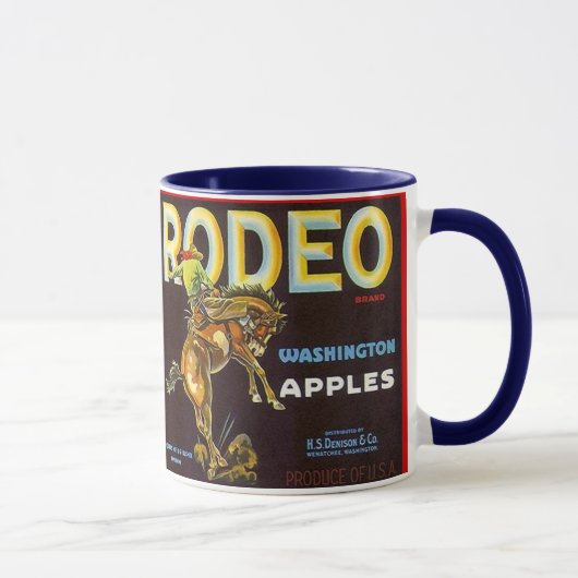 MUG~ VINTAGER RODEOBRONC &RIDER TASSE (Rechts)