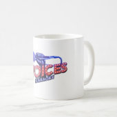 Mug Voices 1 side printed. 325 ml. Kaffeetasse (VorderseiteRechts)