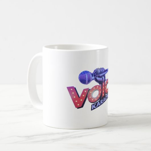 Mug Voices 1 side printed. 325 ml. Kaffeetasse (Vorderseite Links)