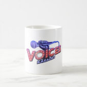 Mug Voices 1 side printed. 325 ml. Kaffeetasse (Mittel)