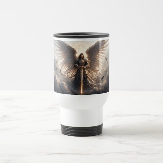 Mug von St. Michael zum Erzengel Reisebecher (Mittel)