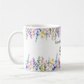 Mug – Watercolor Wildflower Floral Wrap – Spring B Kaffeetasse (Links)