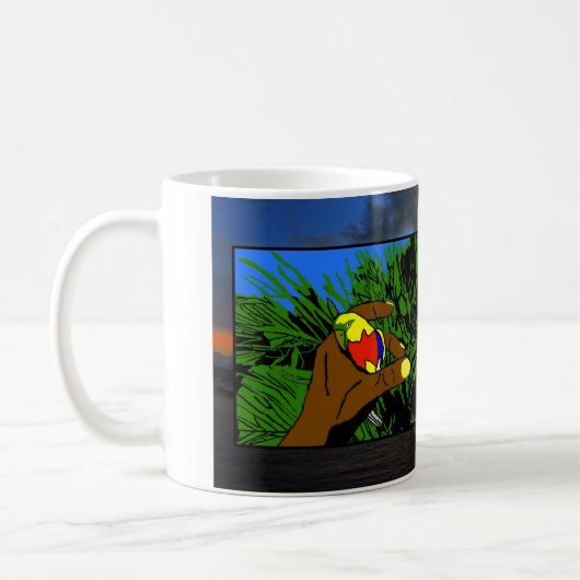 Mug: Welcome to Guadeloupe. Kaffeetasse (Links)