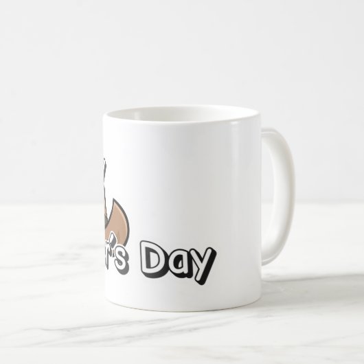 Mug Western Father's Day Design Kaffeetasse (VorderseiteRechts)