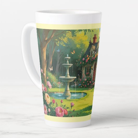 Mug -Where Flowers Bloom, So Does Hope – Milchtasse (Linke Ecke)