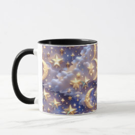 Mug - White Celestial Moon Tasse