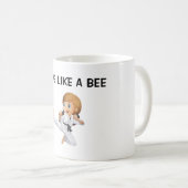 Mug | Wie eine Biene stehen Kaffeetasse (VorderseiteRechts)