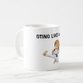 Mug | Wie eine Biene stehen Kaffeetasse (Vorderseite Links)