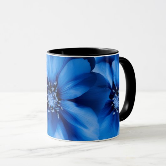 Mug with 3D Illusion Floral Pattern Tasse (VorderseiteRechts)
