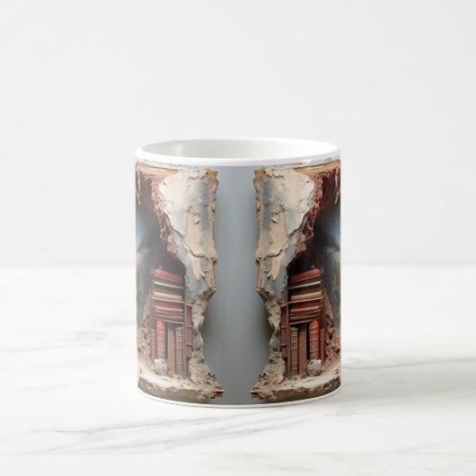 mug with a book design kaffeetasse (Mittel)