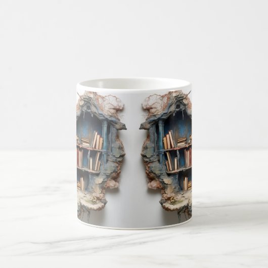 mug with a book design kaffeetasse (Mittel)