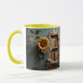 Mug with a book design tasse (Links)