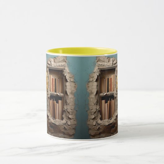 Mug with a book design tasse (Zentrum)