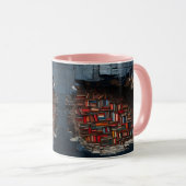 mug with a book design tasse (VorderseiteRechts)