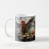 mug with a book illustration kaffeetasse (Links)