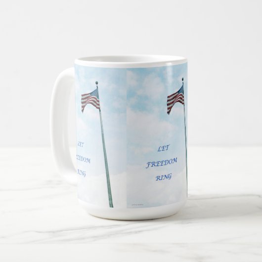 Mug with American Flag Kaffeetasse (Vorderseite Links)