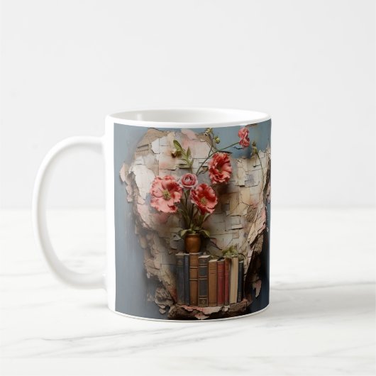 Mug with book design kaffeetasse (Links)