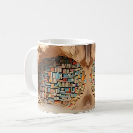 Mug with book design kaffeetasse (Vorderseite Links)