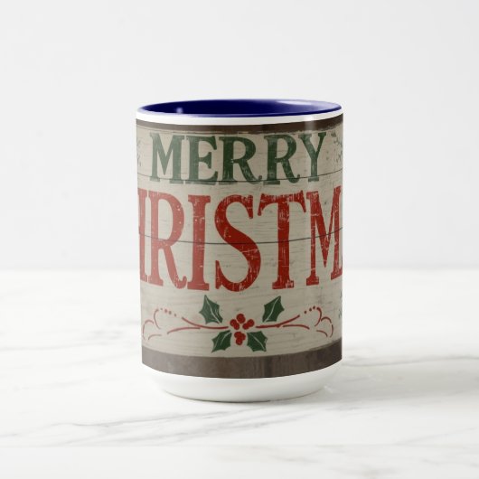 mug with christman writing tasse (Zentrum)
