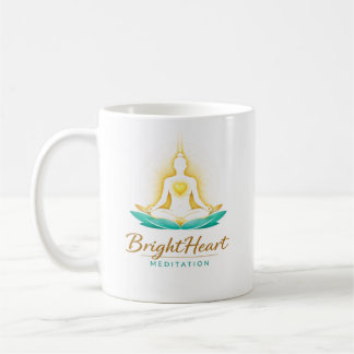 Mug with Female Brightheart Meditation logo Kaffeetasse