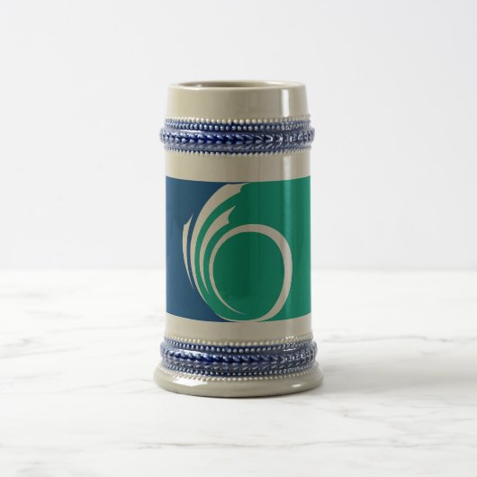 Mug with Flag of Ottawa, Canada Bierglas (Mittel)