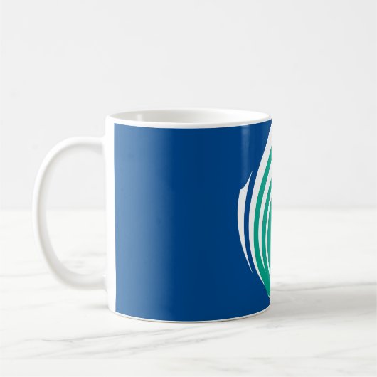 Mug with Flag of Ottawa, Canada Kaffeetasse (Links)